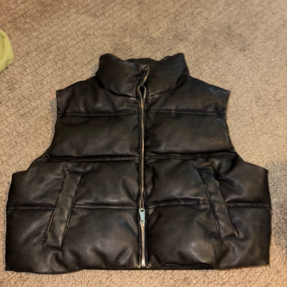 Black Puffer Vest
